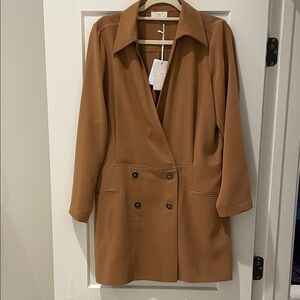 NWT. Nenette blazer dress. Burnt orange color. Size IT 46 (US M/L).